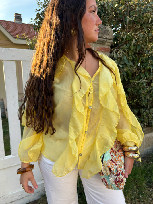 Blouse jaune